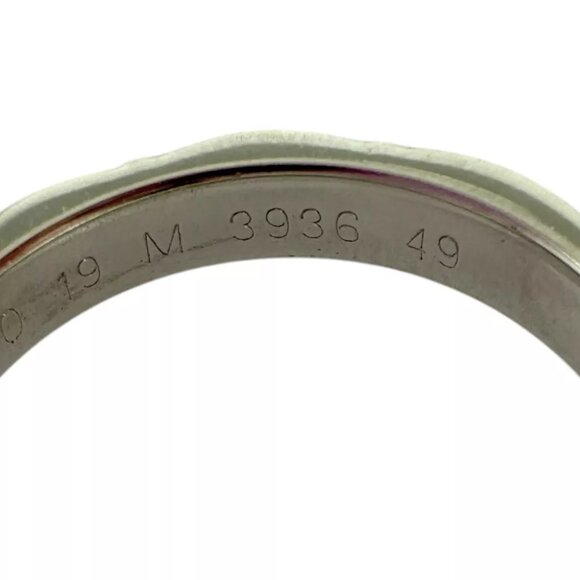 CHANEL Ring US 4 3/4 EU48 Pt950Platinum Matrasse used - Picture 6 of 6